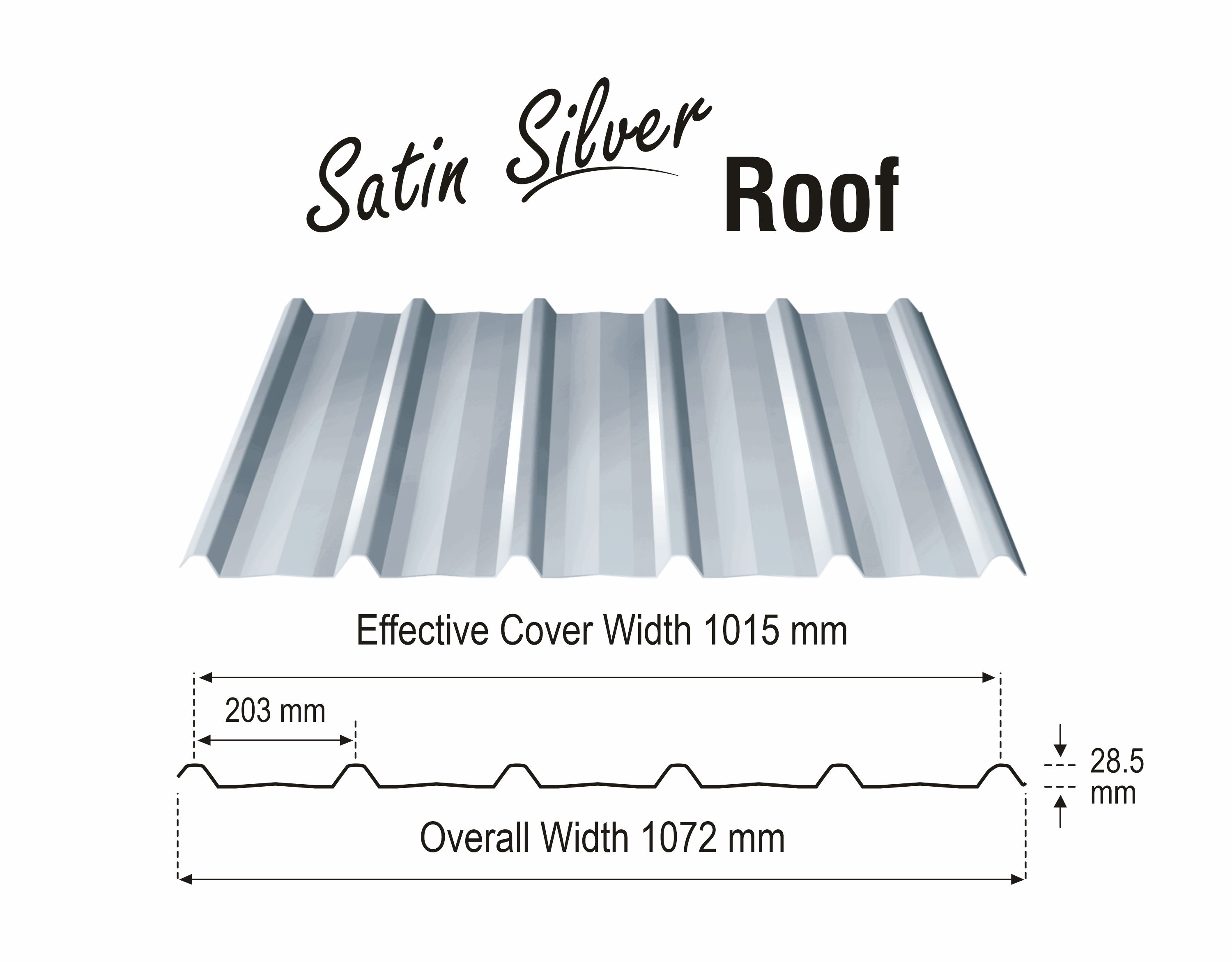 satin silver roof