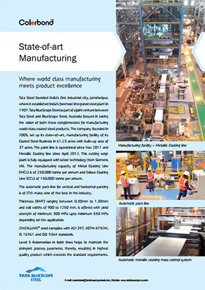 colorbond - state of art manufacturing