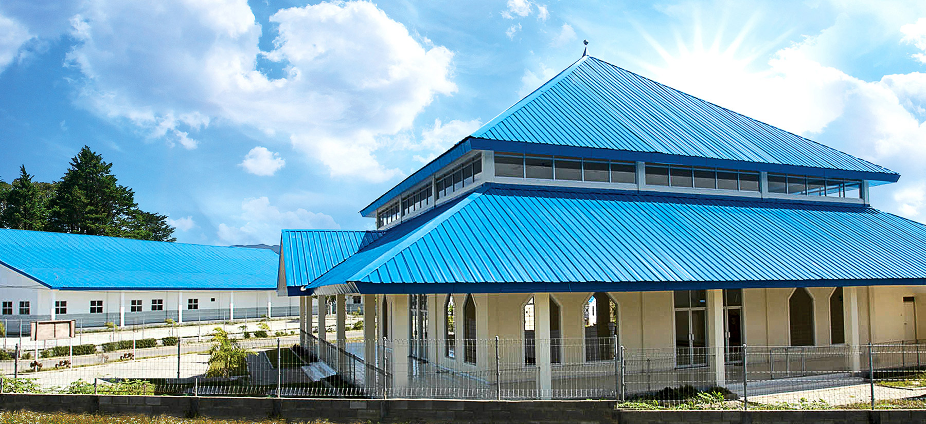 Durashine blue roof