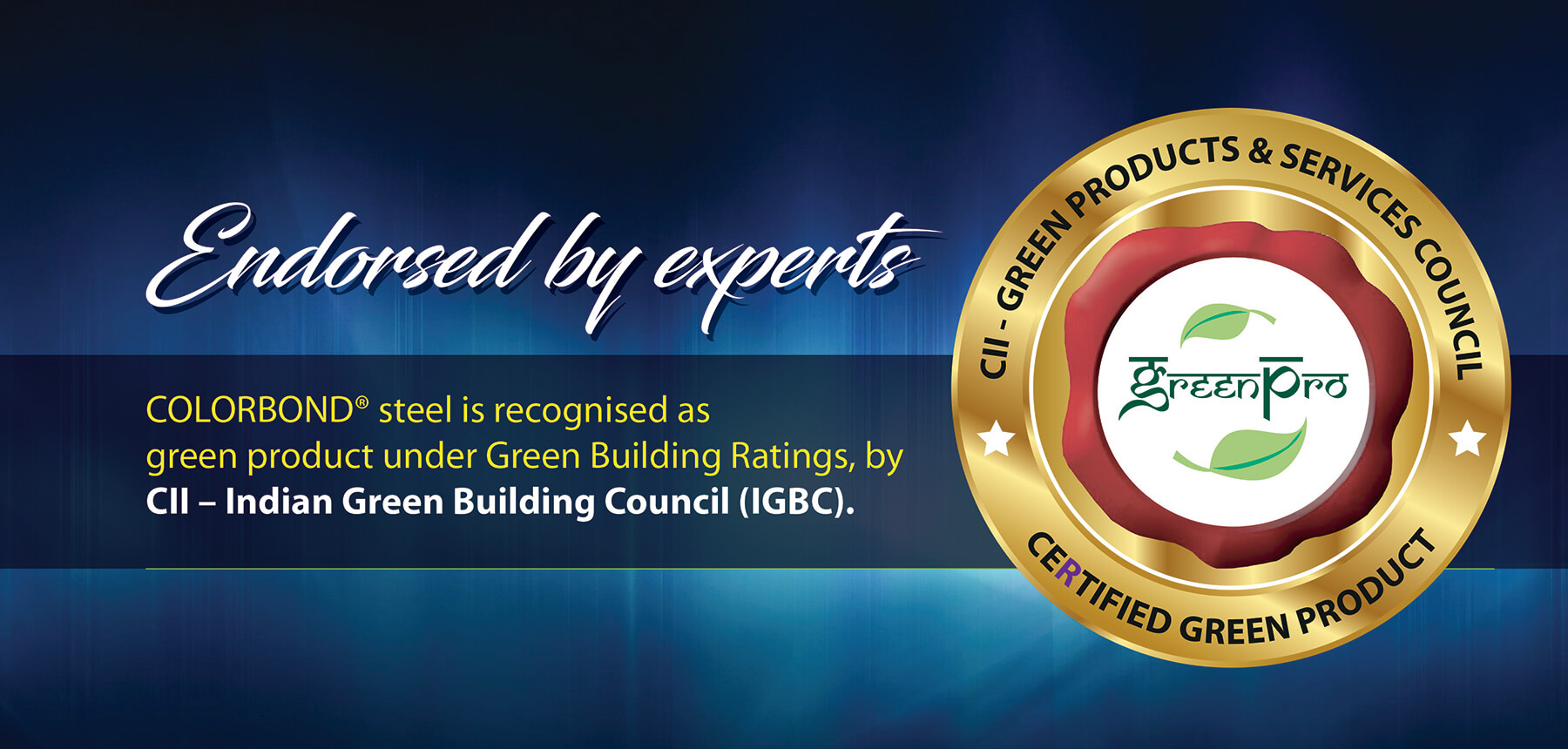 colorbond steel endorsed by experts