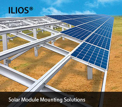 ilios offers solar module mounting solutions