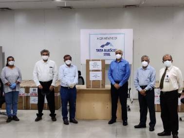 Tata BlueScope Steel donates Oxygen Concentrators to fight against Covid
